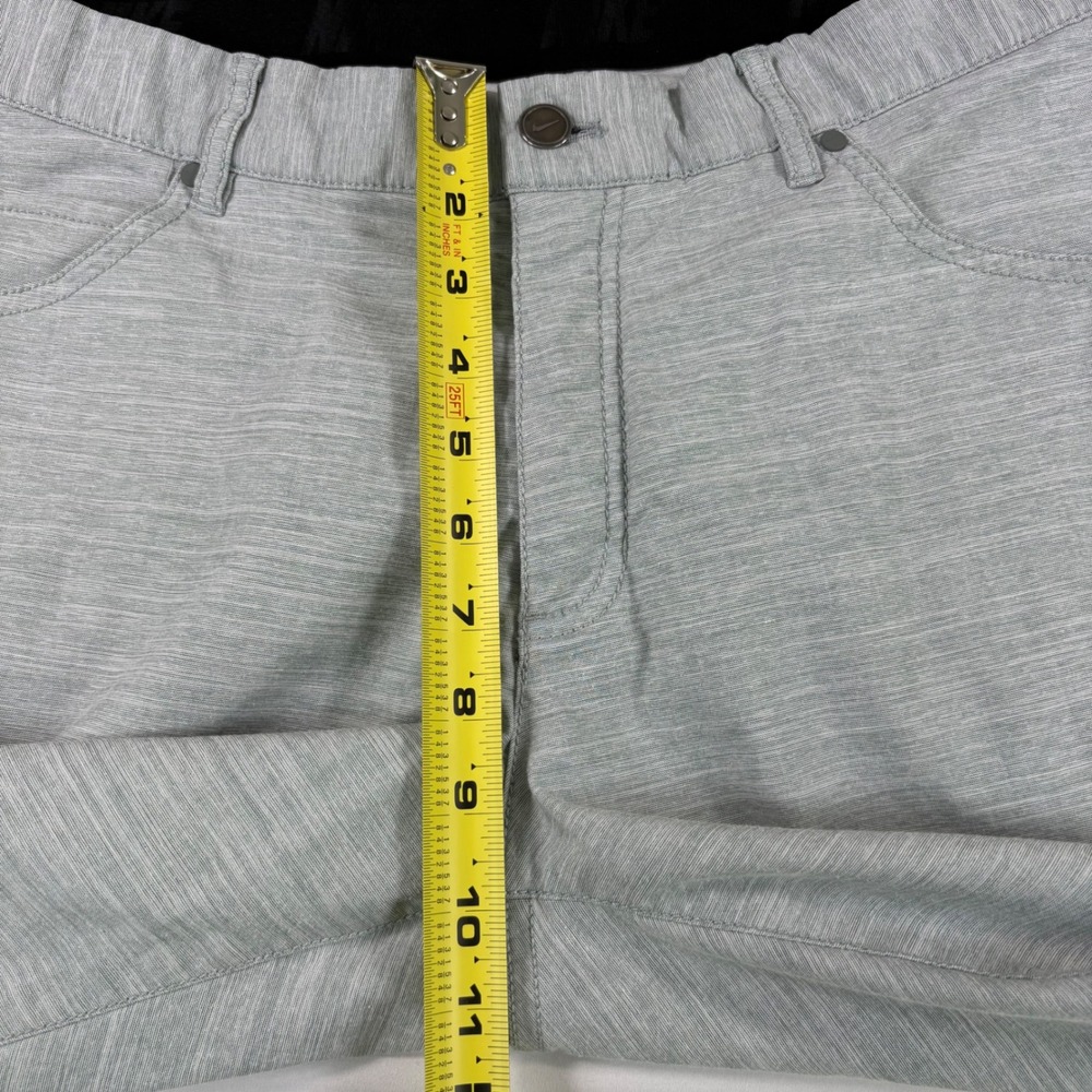 Nike Golf Pants Men 34x32 Dri-FIT Heather Green Performance‎ Chino Trousers - Picture 8 of 10